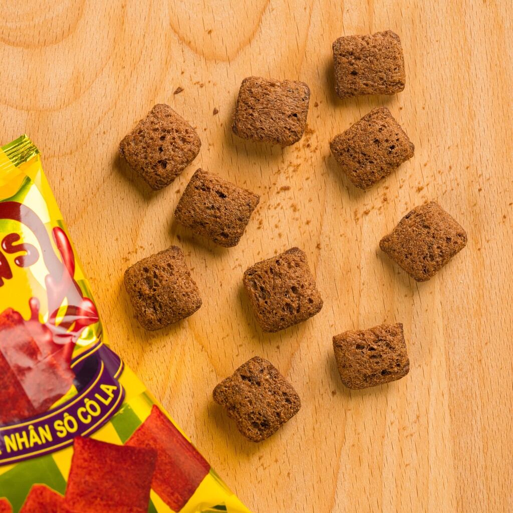 COMBO 5  GÓI Pillows Snack nhân Socola và Sữa Dừa