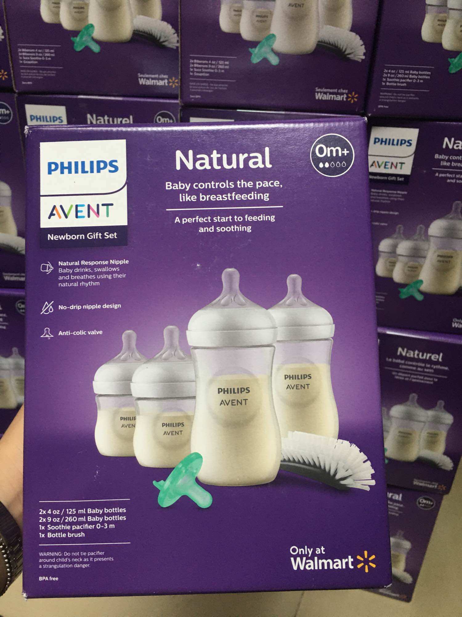 BÌNH SỮA AVENT 125Ml mẫu mới [ new tách set ]