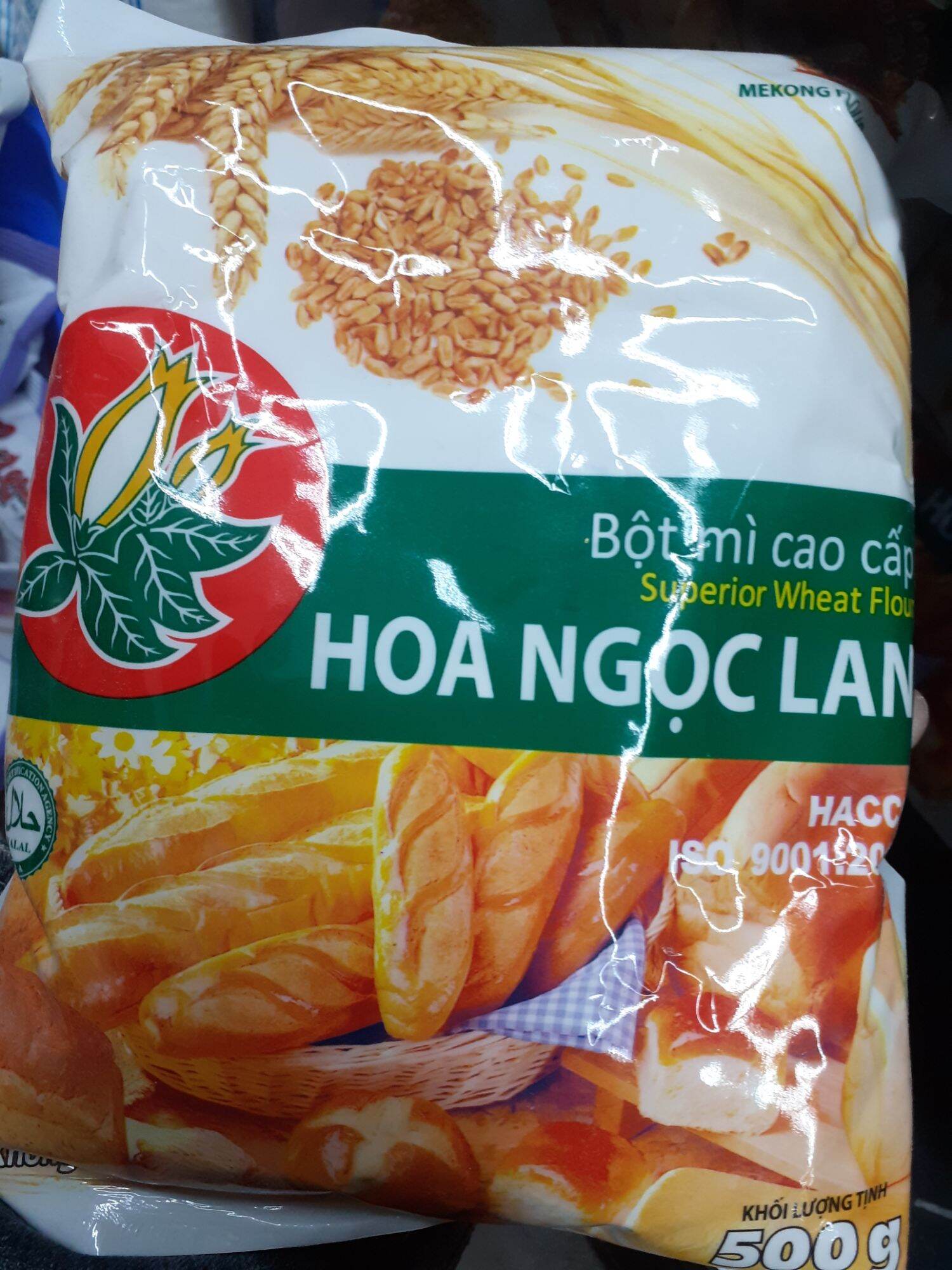 Bột mì Hoa Ngọc Lan 500gr làm Bánh mì, Bánh bao, Bánh quẩy, tẩm bột chiên rán..