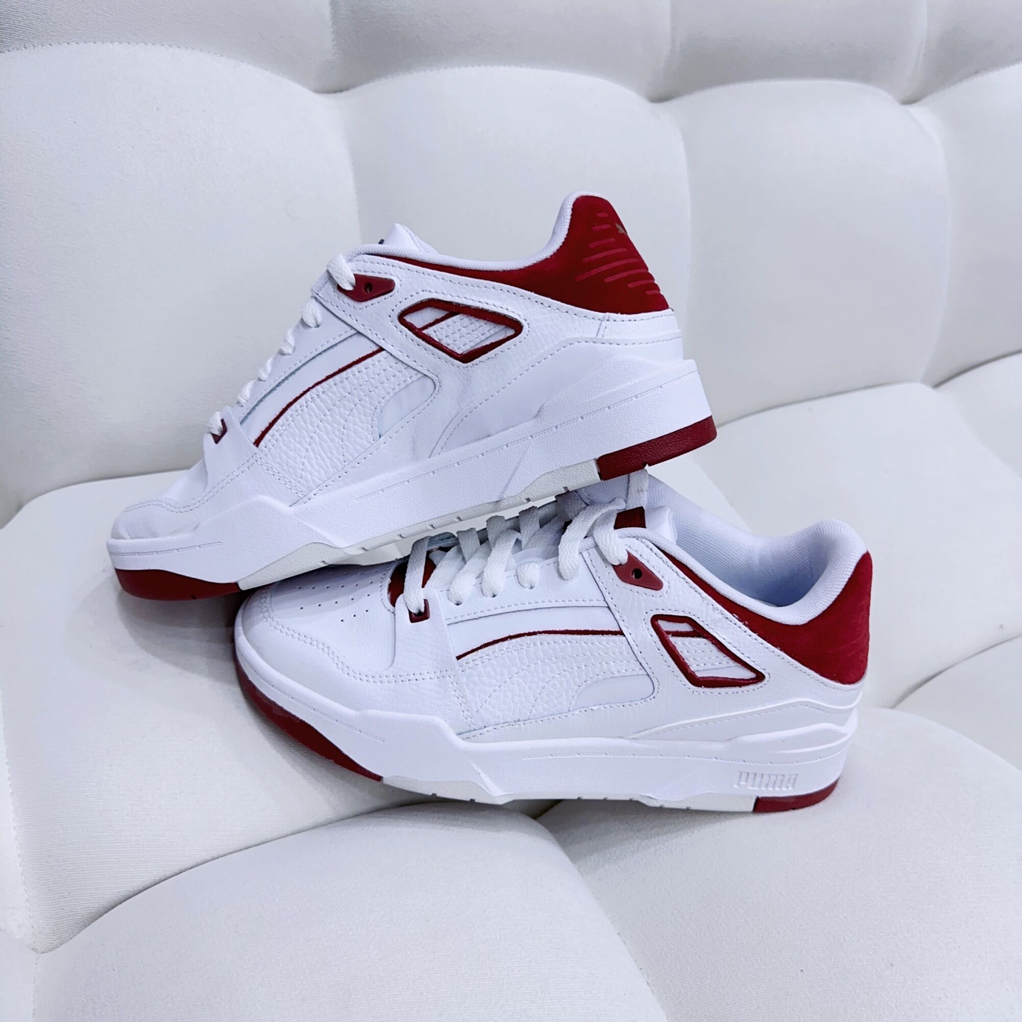 [Chính Hãng] Giày Puma Slipstream White/Red