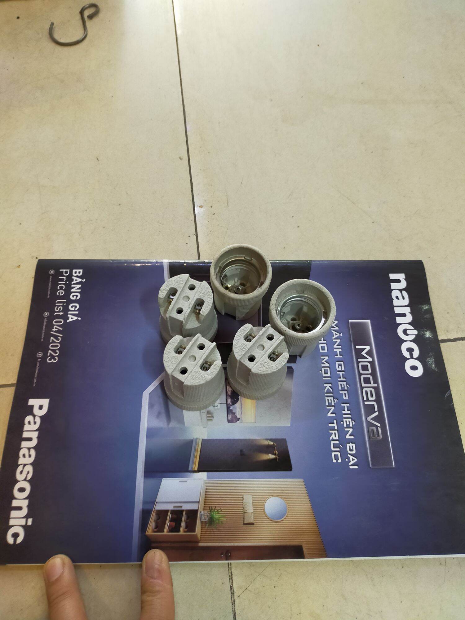 Combo 5 đui sứ e27