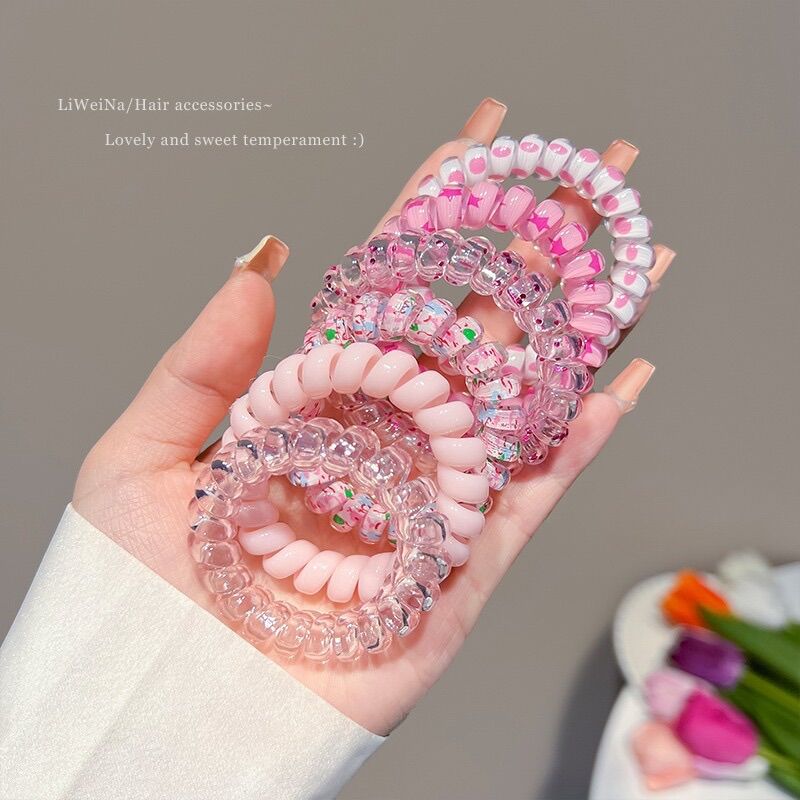 Set buộc tóc lò xo nhiều màu