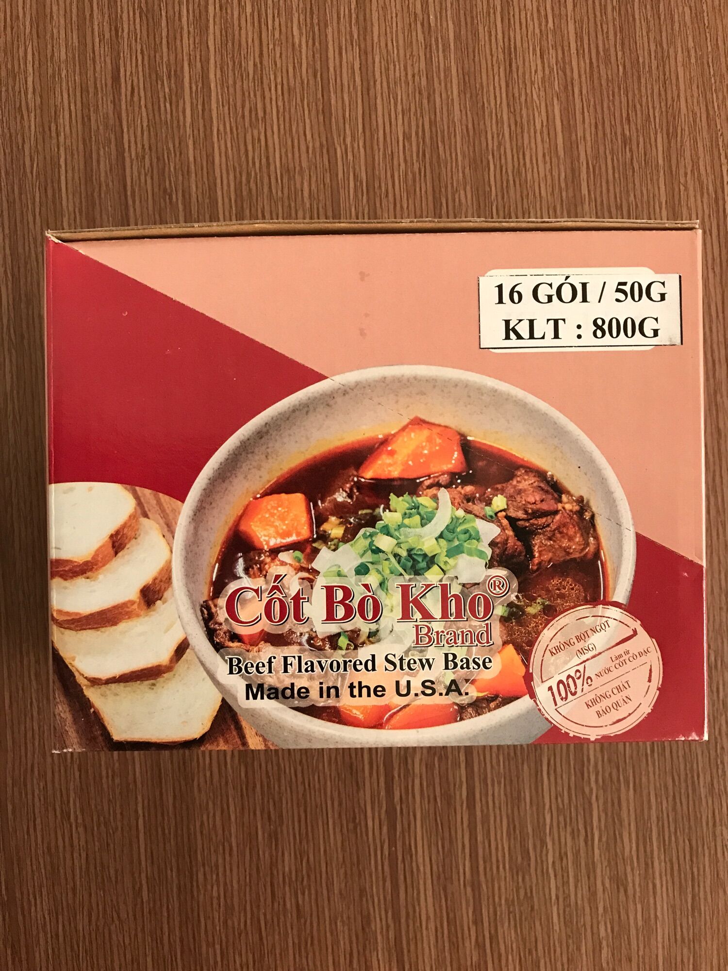 Nước dùng cô đặc nấu Bò kho