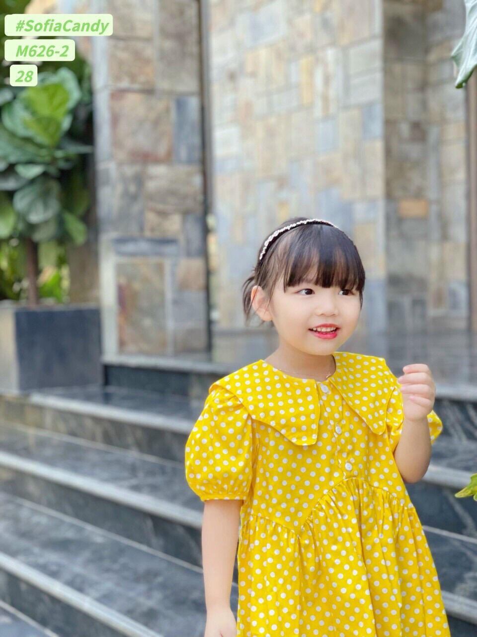 Đầm bi thiết kế sofia candy hàng đẹp mềm mát 10-38kg