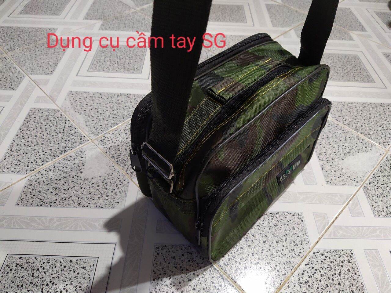 Túi đựng đồ nghề đeo chéo rằn ri u.s army