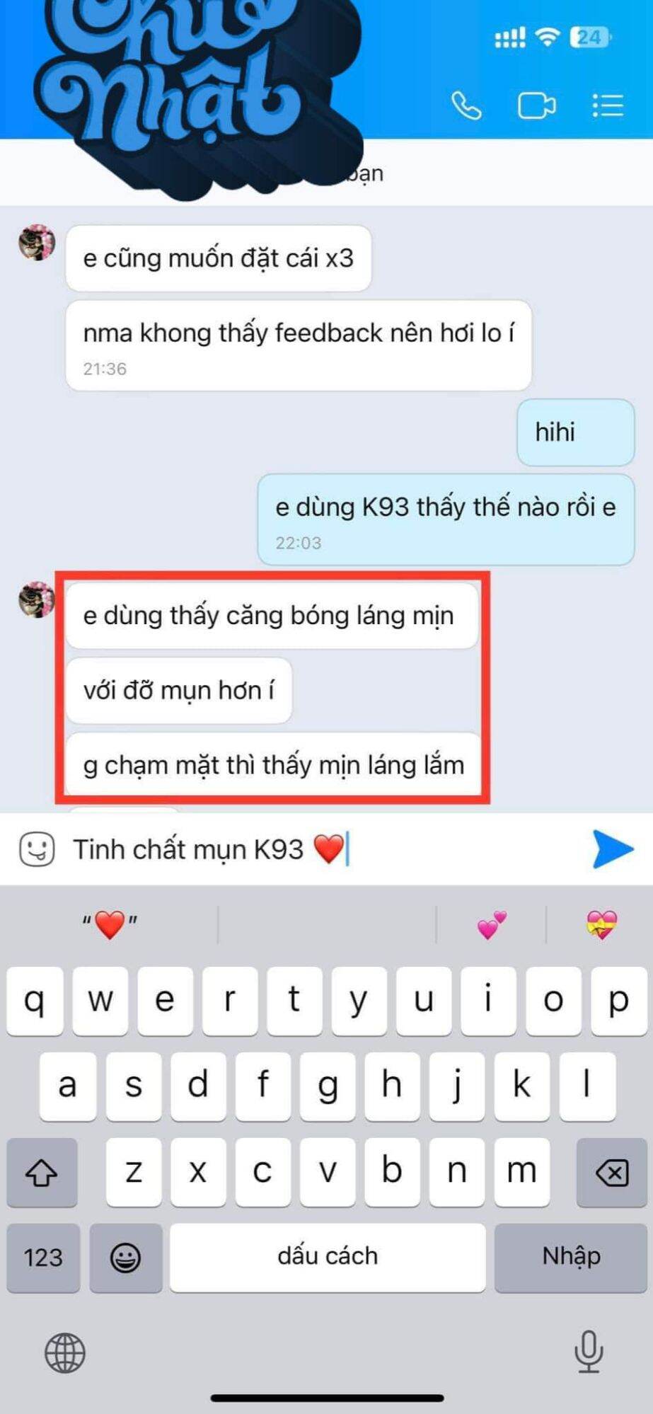 Tinh chất mụn K93