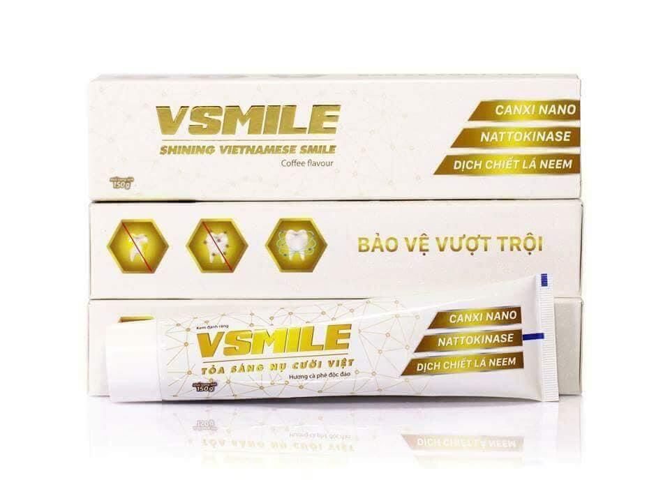 [Hcm]Vsmile: Kem Đánh Răng Vị Cafe