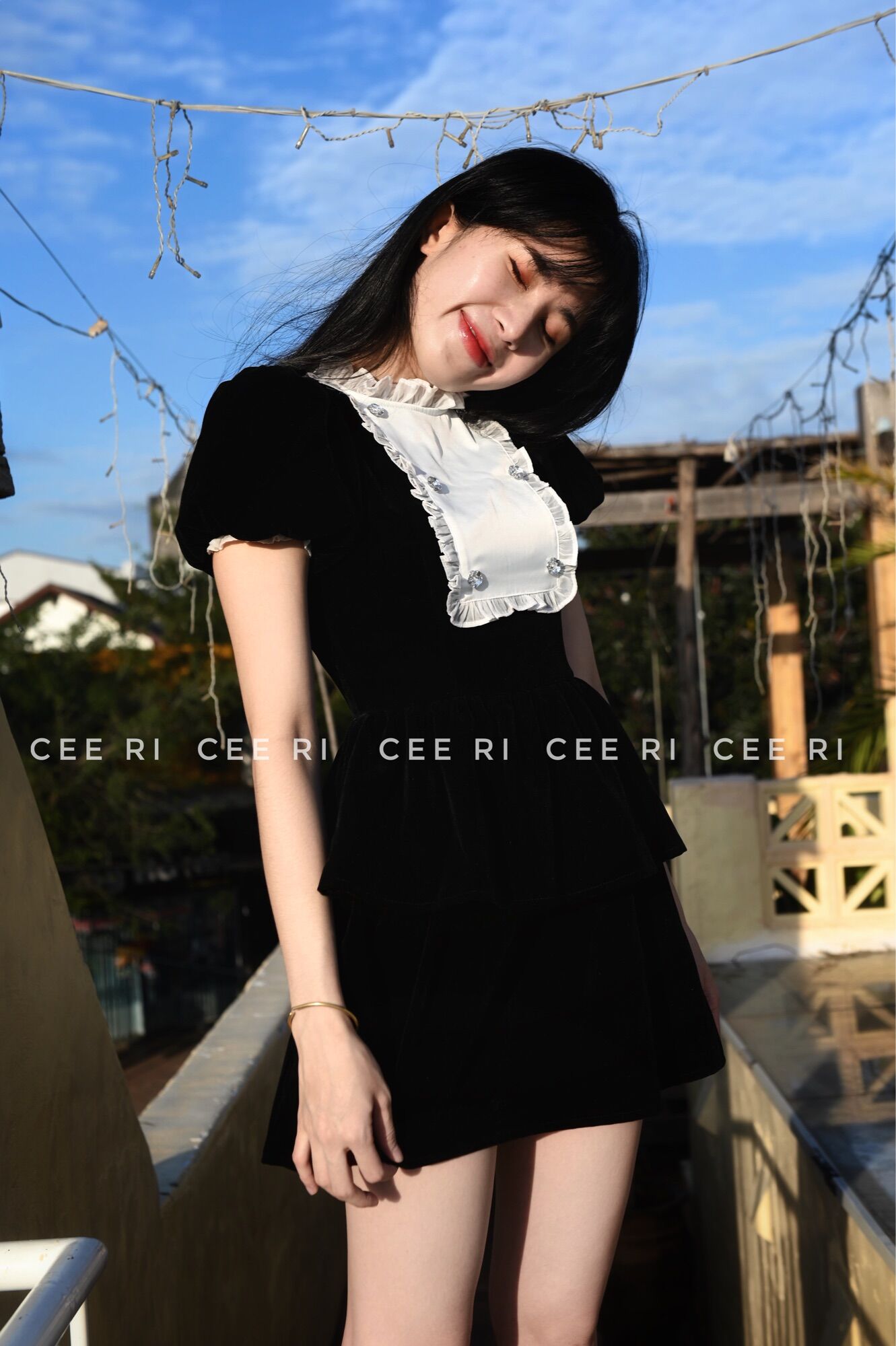 ( ẢNH THẬT - CHỤP BỞI CEE RI ) Mẫu xoè phối màu basic