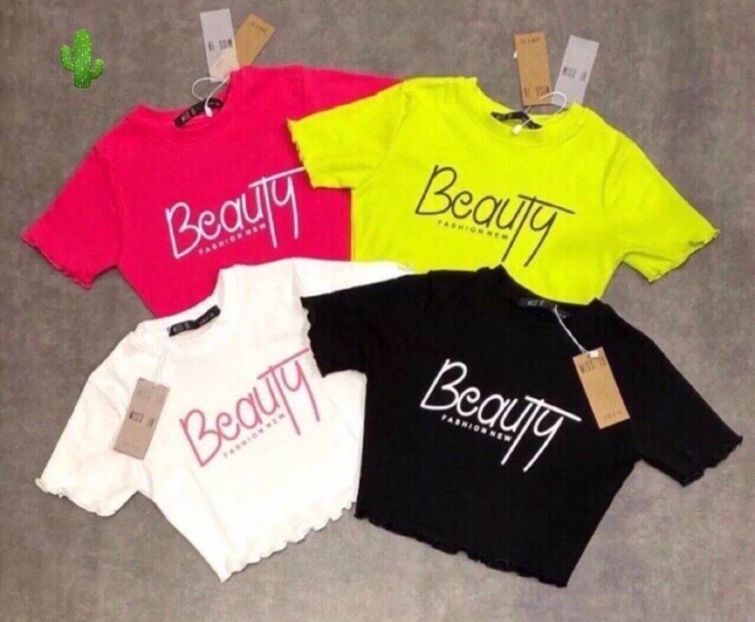 Áo thun nữ siêu xinh áo thun croptop in chữ form dưới 47kg