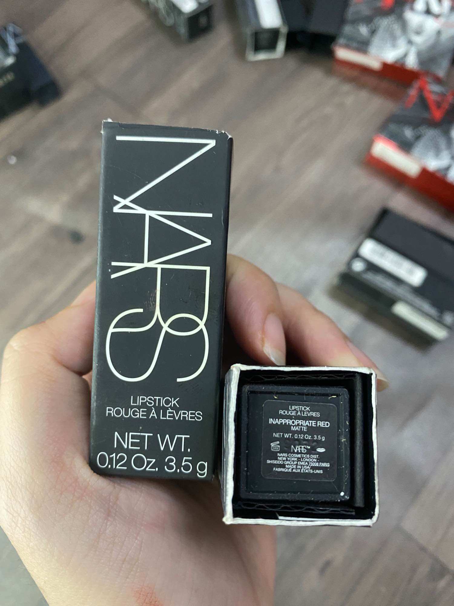 [THANH LÍ CHÍNH HÃNG, đọc kĩ mô tả] SON THỎI NARS MỀM MƯỢT CHUẨN MÀU 3.5g UNBOX