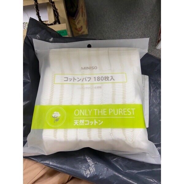 Bông Tẩy Trang Cao Cấp Miniso 180 miếng