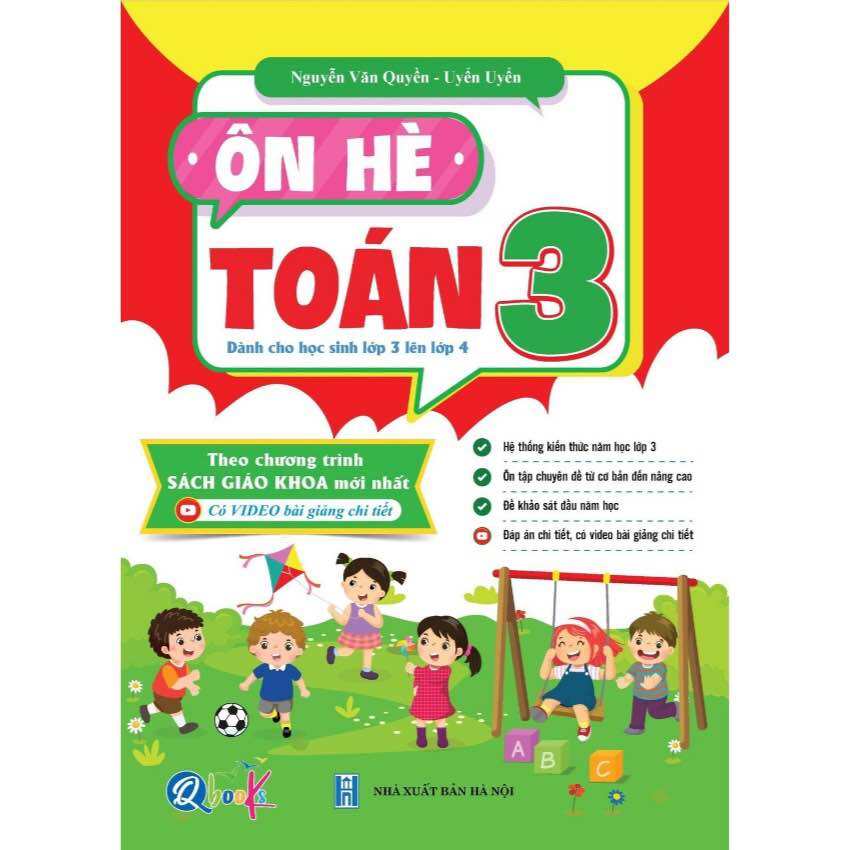 SÁCH- Ôn hè toán 3 - dành cho hs lớp 3 lên lớp4