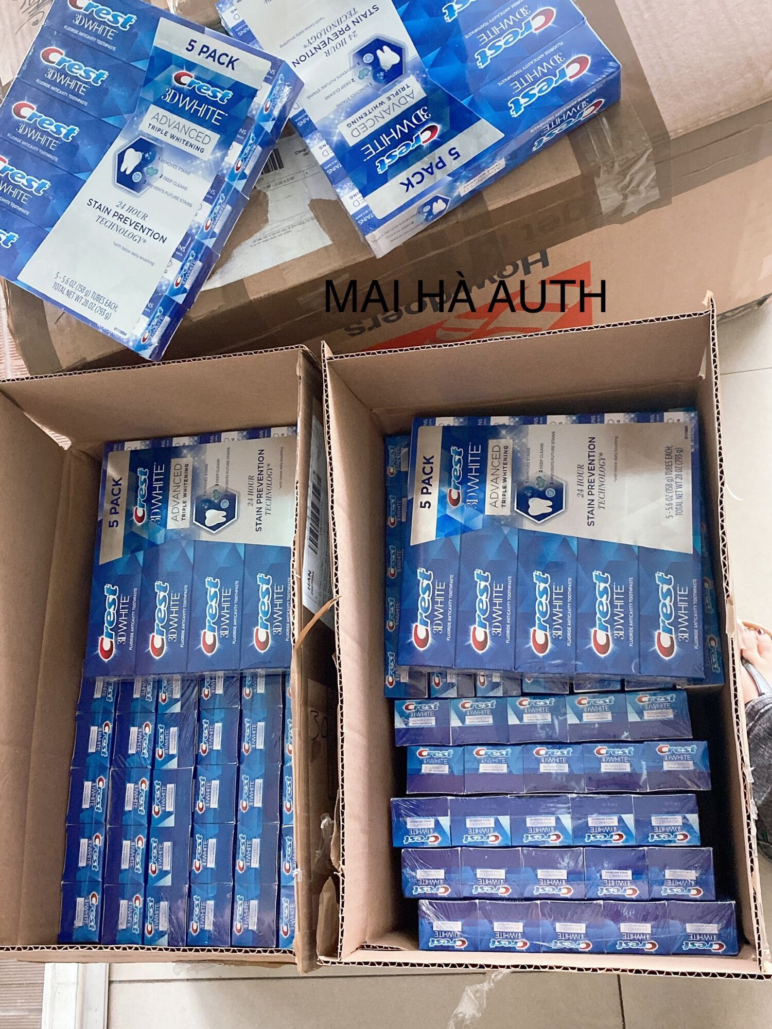 Kem đánh răng crest 3D white 147g chuẩn Mỹ