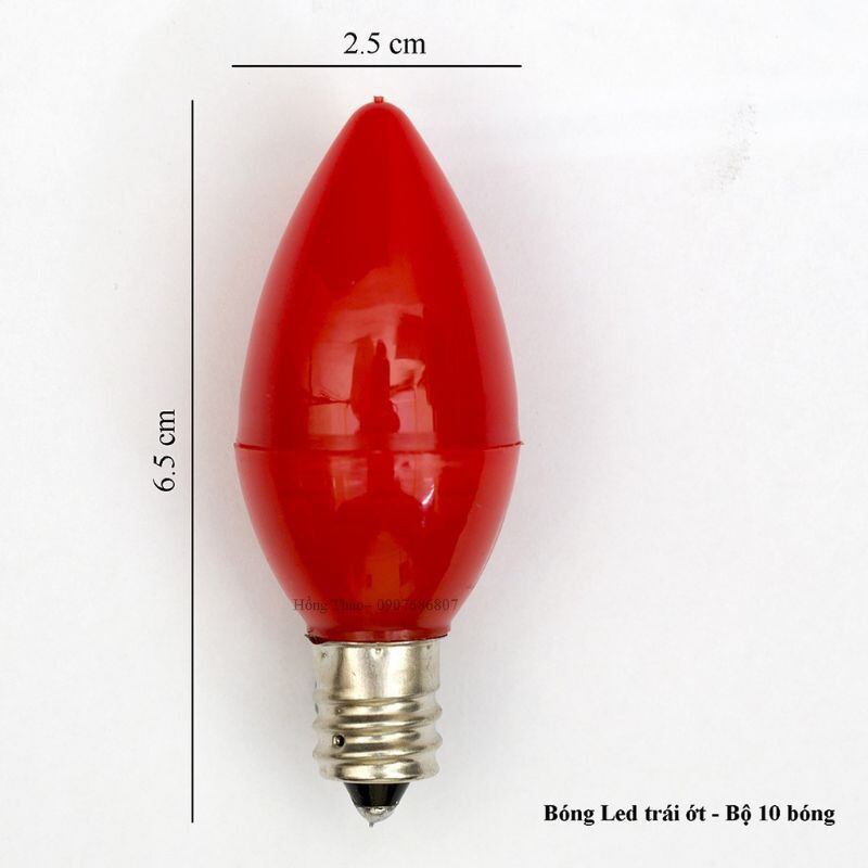Bóng Đèn Trái Ớt - Cà Na (Bóng Thường - Led)