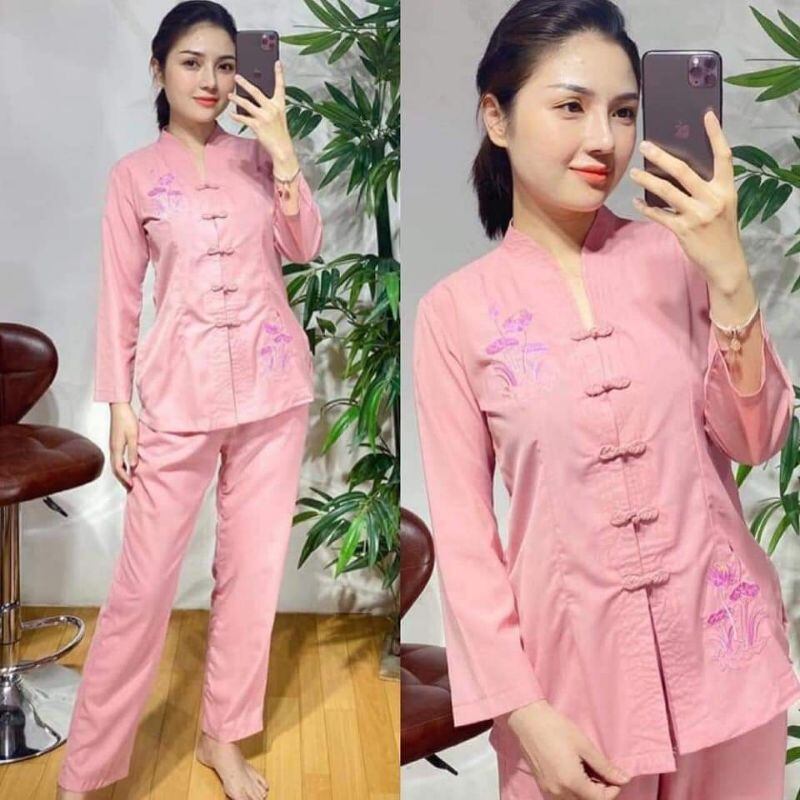 ĐỒ LAM ĐI CHÙA - MẪU NỮ BÀ LAI TIM LOẠI 1