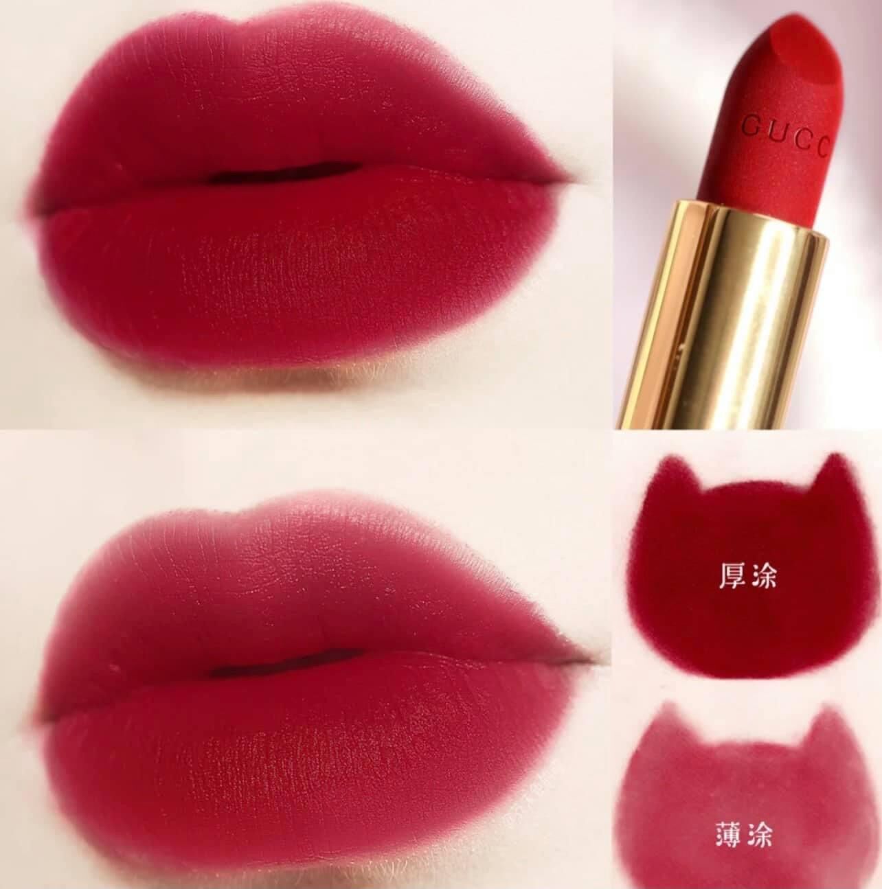 [FreeShip Max] - Son Gucc! Matte 509 (Đỏ lạnh) - Kiss cosmetics