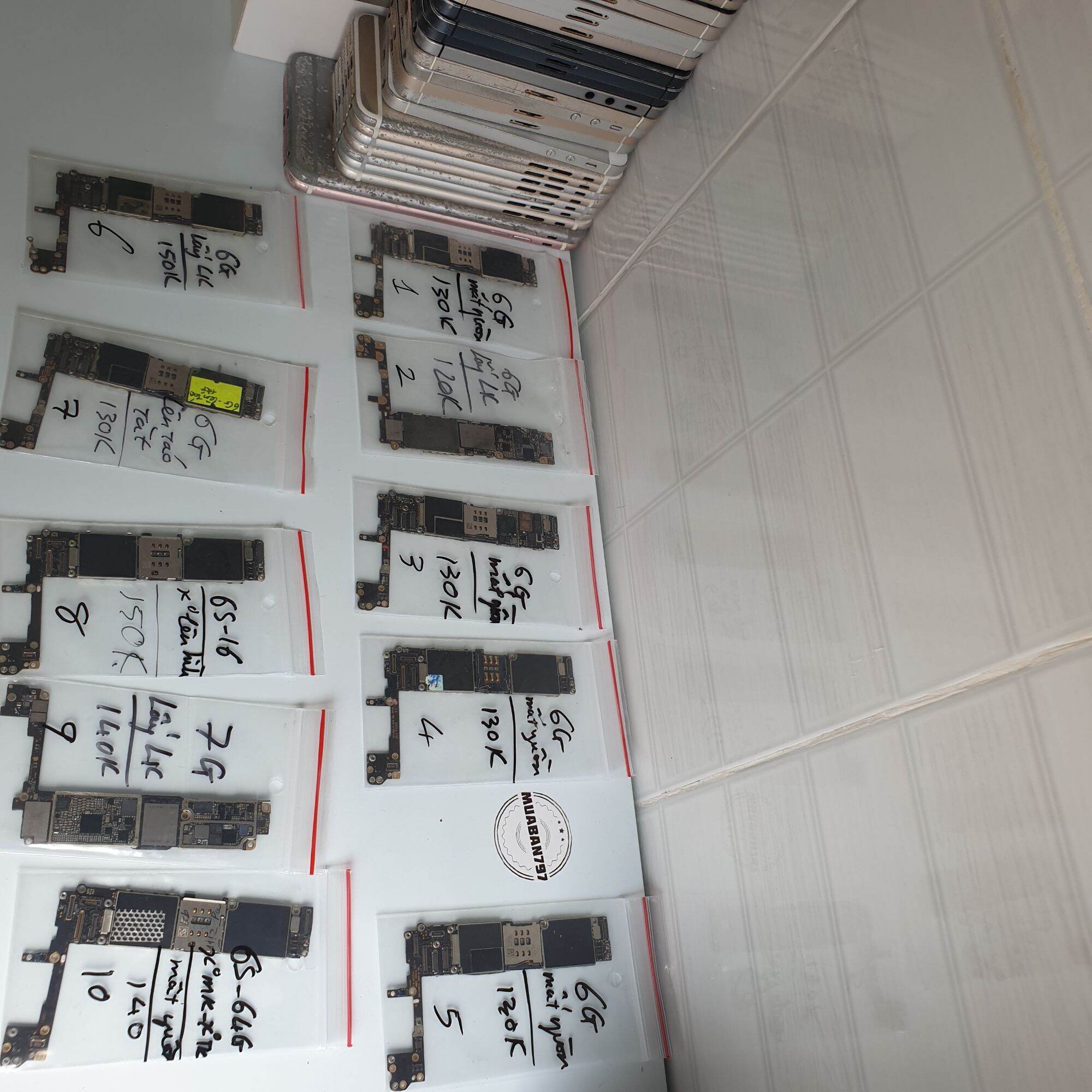 Main điện thoại 6/6s/7 tháo máy ghi rõ tình trạng