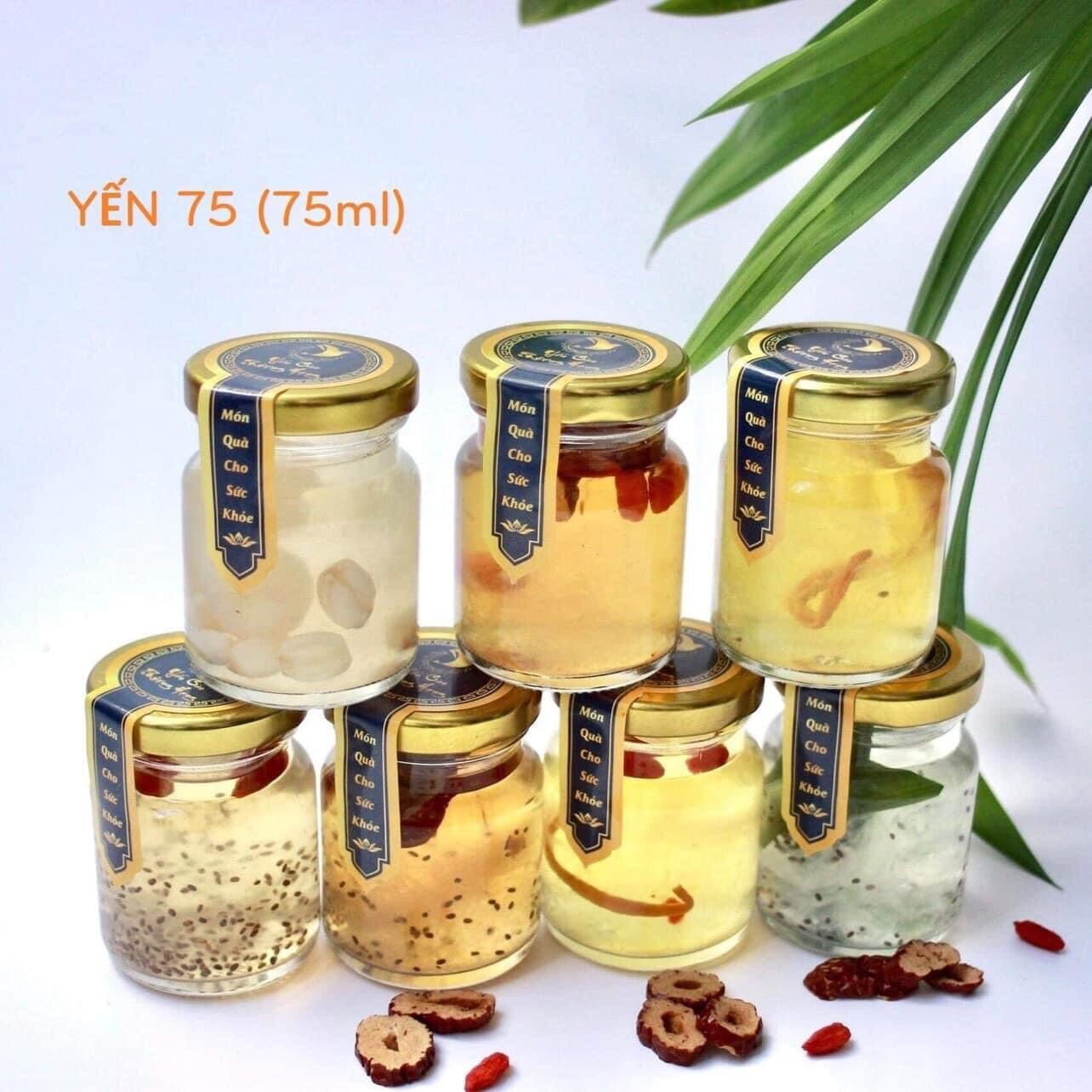 Lọ/Hũ thuỷ tinh đựng yến chưng (dung tích 75ml/150ml/250ml/350ml/500ml)