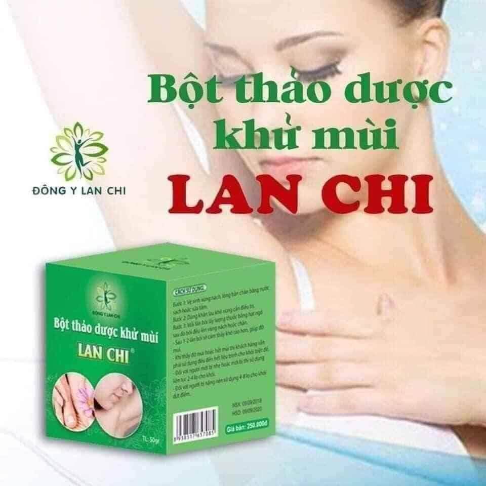 Bột khử mùi của đông y lan chi giúp khô nách khử mùi hôi ở nách