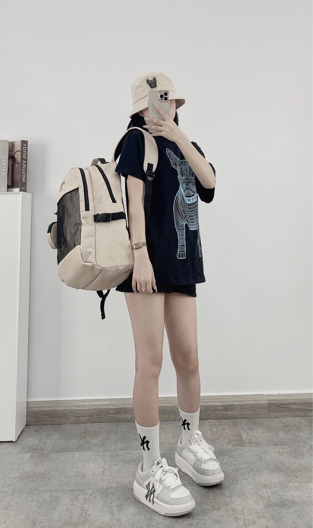 Balo Lifework logo Classic backpack full tag xịn