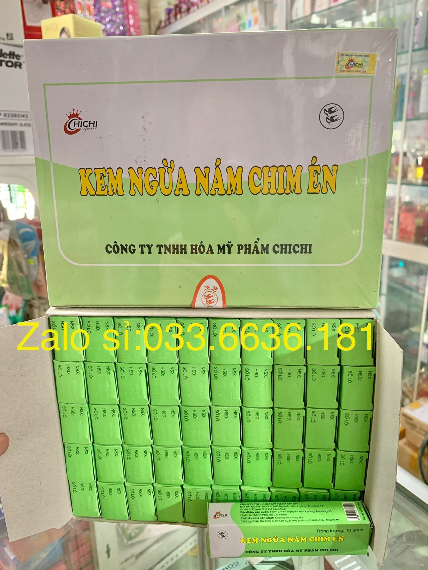 1 hộp 50 típ kem én chi chi loại xịn