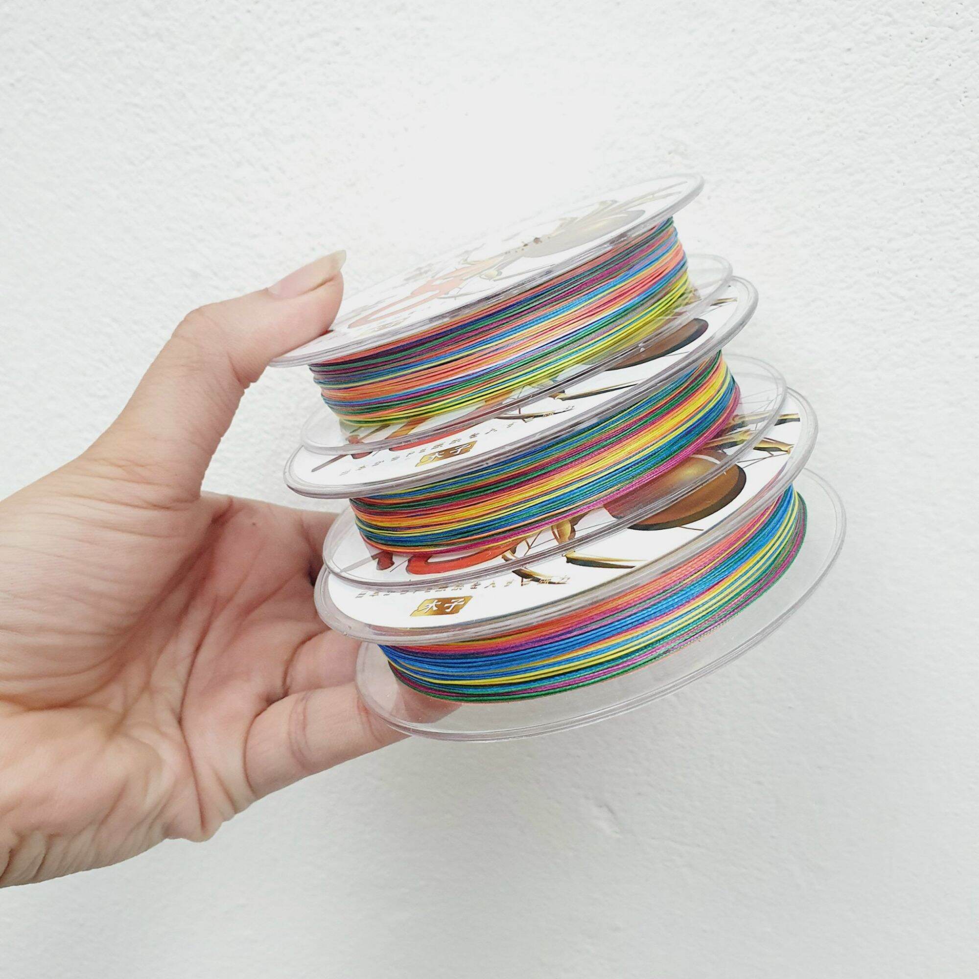 dây dù pe câu cá x8 con nhện