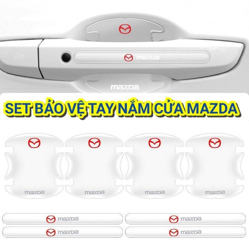 🚗 Bộ 10 Miếng Dán Silicon Chống Xước Hõm Cửa, Tay Nắm Cửa và Gương Có Logo Hãng Xe
MAZDA