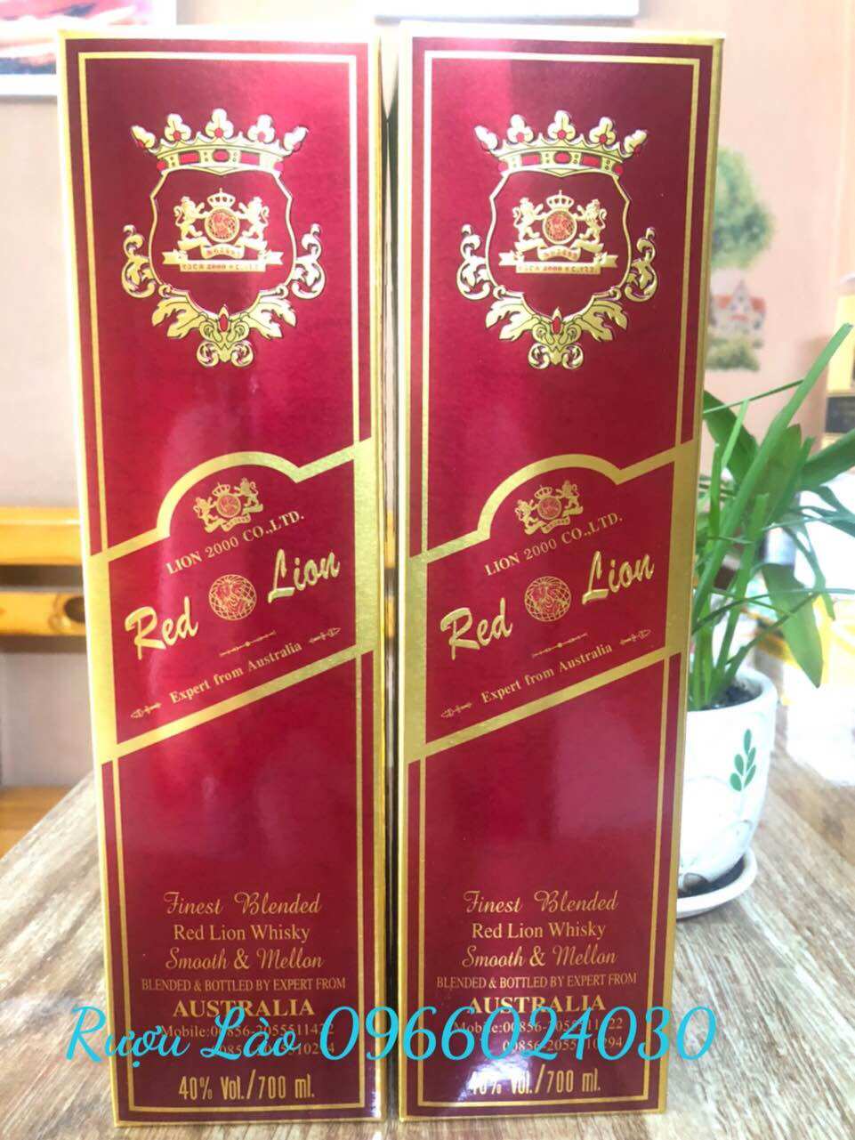 RED LION nhập Lào(700ml,40 o)