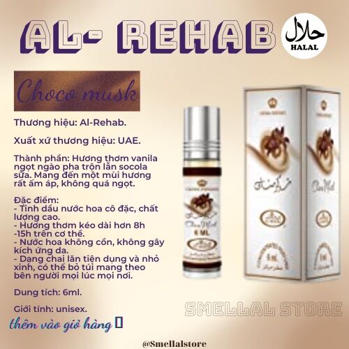 Tinh dầu nước hoa arap 6ml