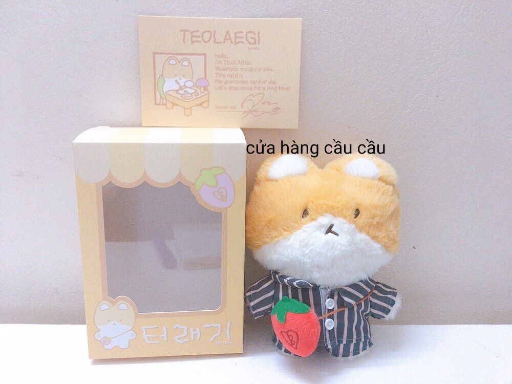 Gấu bông Teolaegi Lê Tèo 20cm ar voice kèm pijamas by Baekhyun EXO