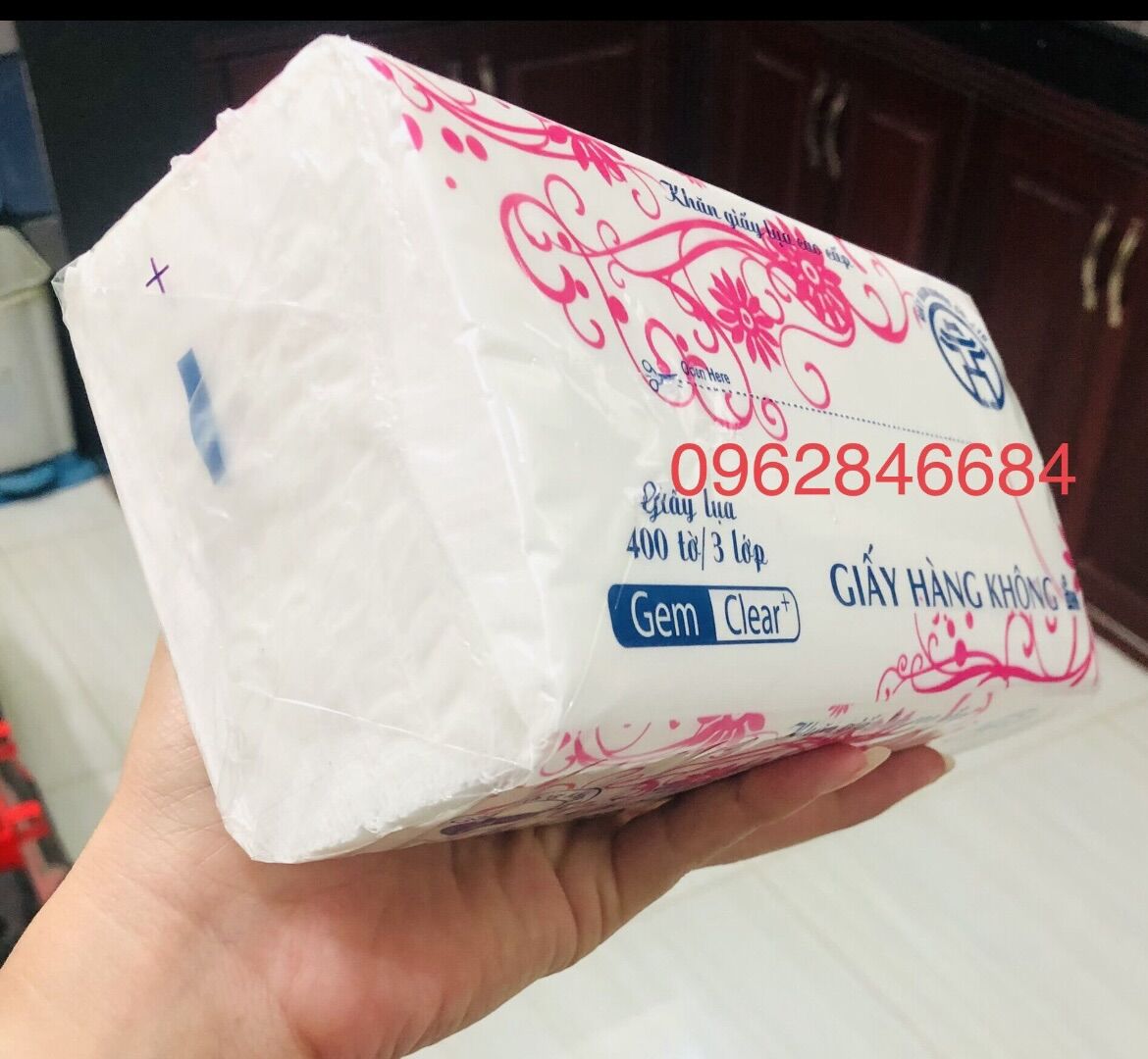 {Chuẩn lụa}Combo 10gói khăn rút lụa hàng không cao cấp siêu day mịn 400tờ/2lớp
