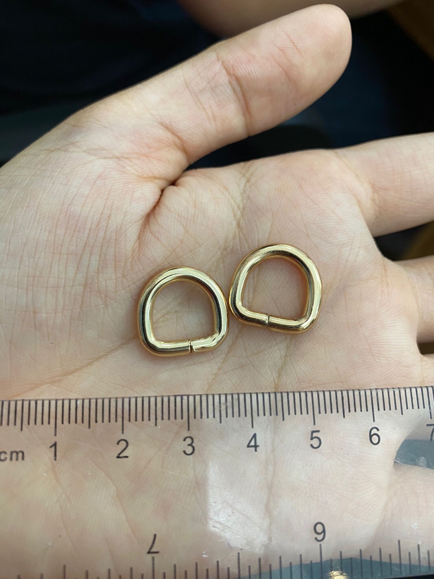Khoen d gắn túi xách 1cm dày 10k/cặp