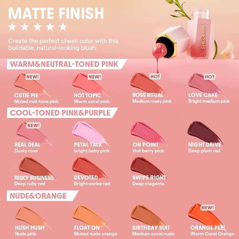 [SHEGLAM] Má Hồng Dạng Kem Color Bloom Liquid Blush