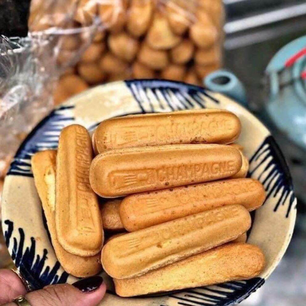 Bánh sampanh tuổi thơ không phủ đường 1kg