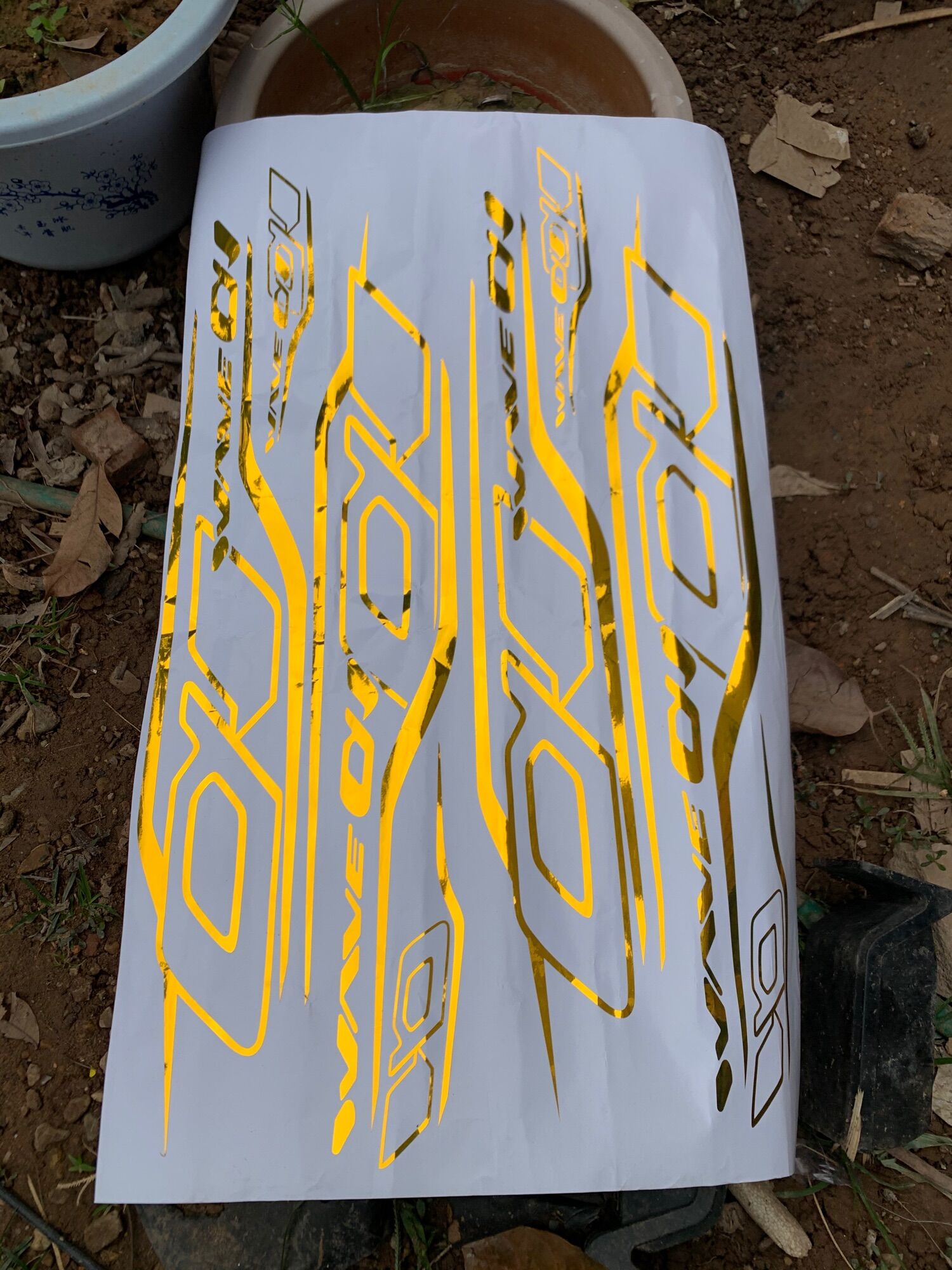Tem Crom Wave alpha 3 lớp siêu đẹp 💥 Vàng