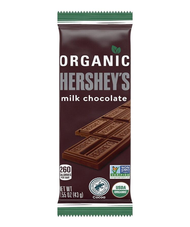 Socola sữa hữu cơ HERSHEY'S Organic Milk Chocolate 43g/thanh USA