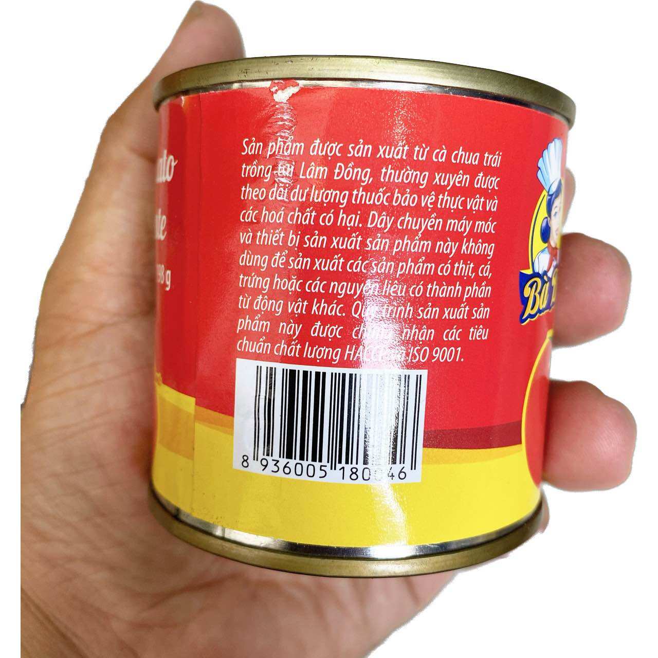 LON 198gr CÀ CHUA CÔ ĐẶC BÀ BẾP (DATE MỚI 12 THÁNG)