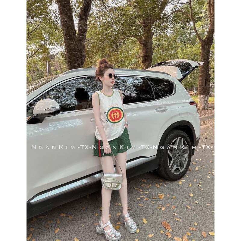 Set bộ đùi chất cotton su ba lỗ - Guc