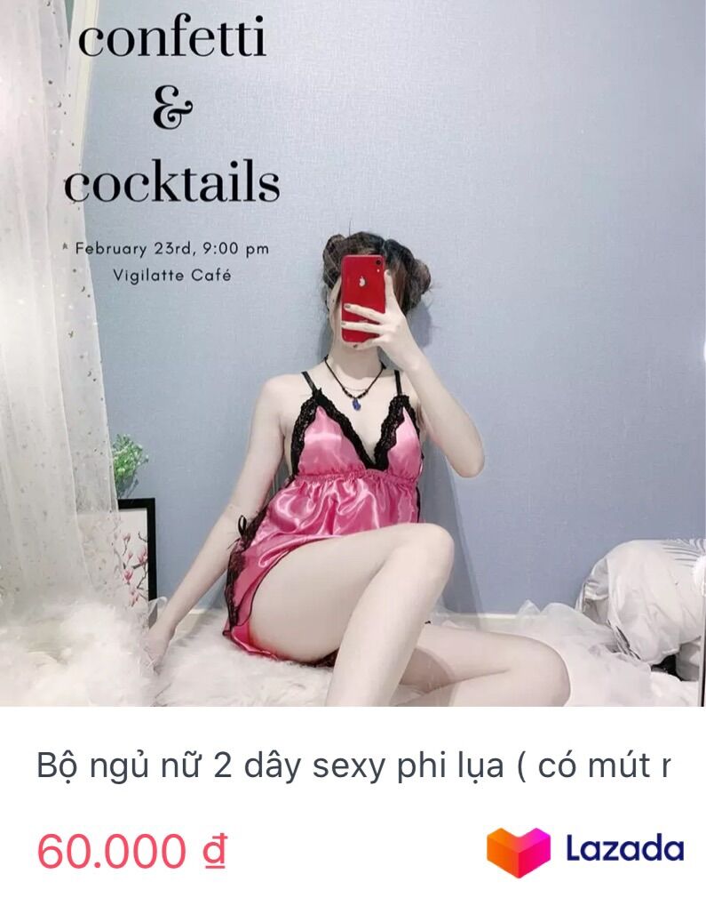 Đồ bộ phi lụa phối ren có mút lụa đẹp