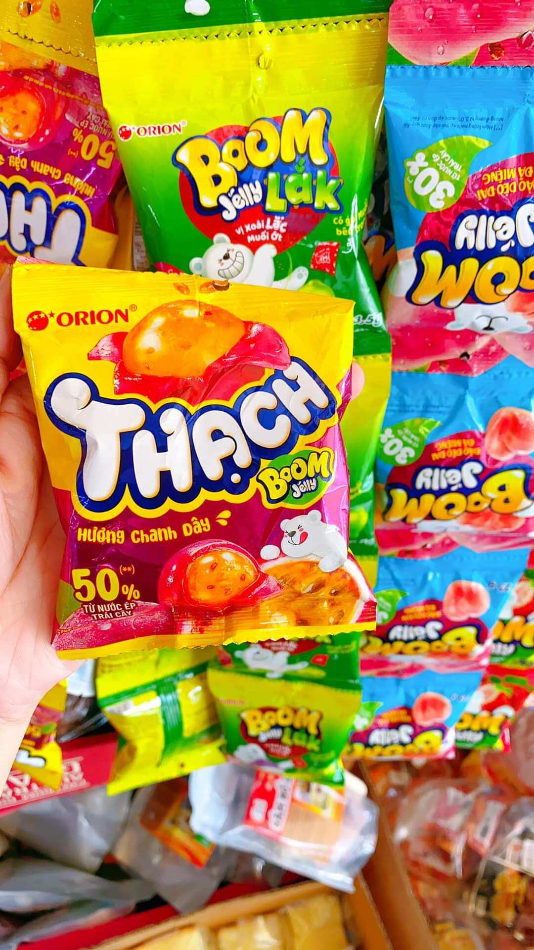 Combo 10 gói đủ 5 vị 🍇🍓🍍boom - kẹo dẻo từ nước ép trái cây, ngất ngây từ hương vị đầu tiên🍒🍊🍋