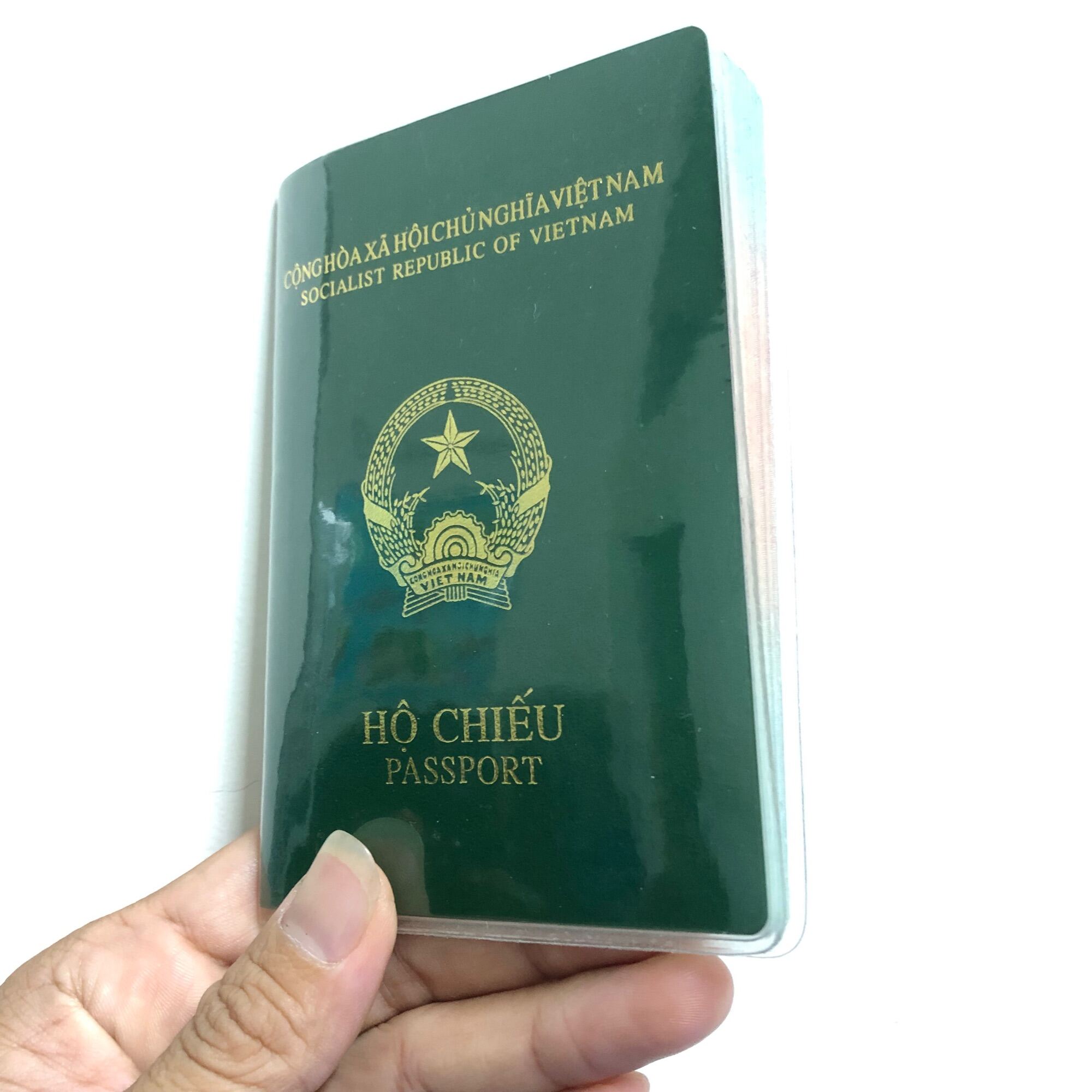 Vỏ bao Hộ Chiếu Passport Trong suốt Đặc Biệt 3 ngăn tiện lợi đựng vé máy bay và thẻ ATM