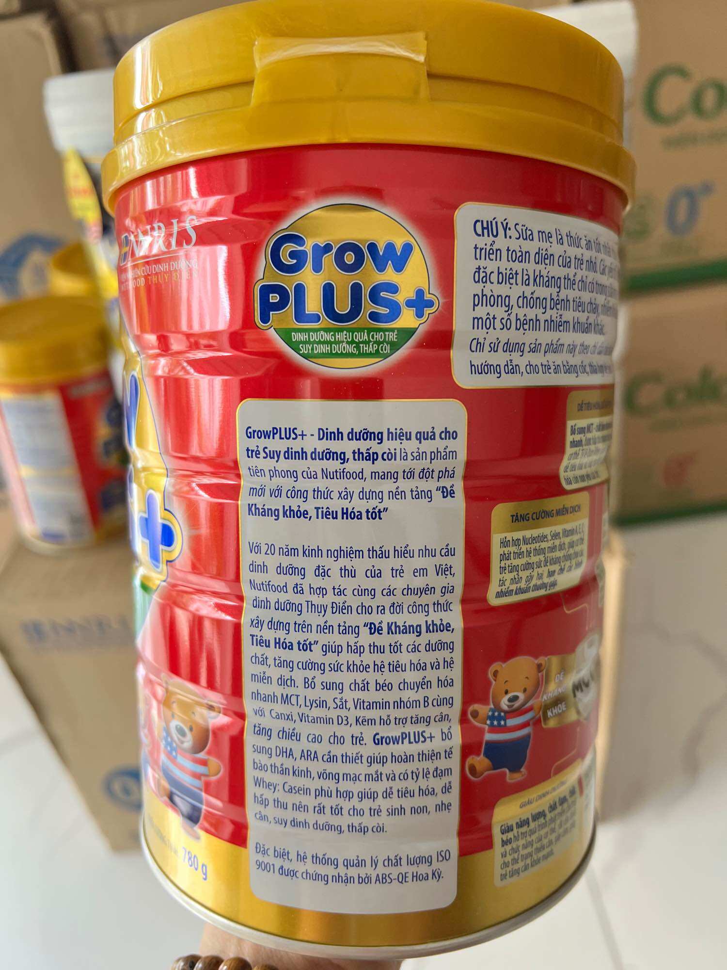 Sữa Grow Plus+ 780g (trẻ dưới 1 tuổi suy dinh dưỡng thấp còi)