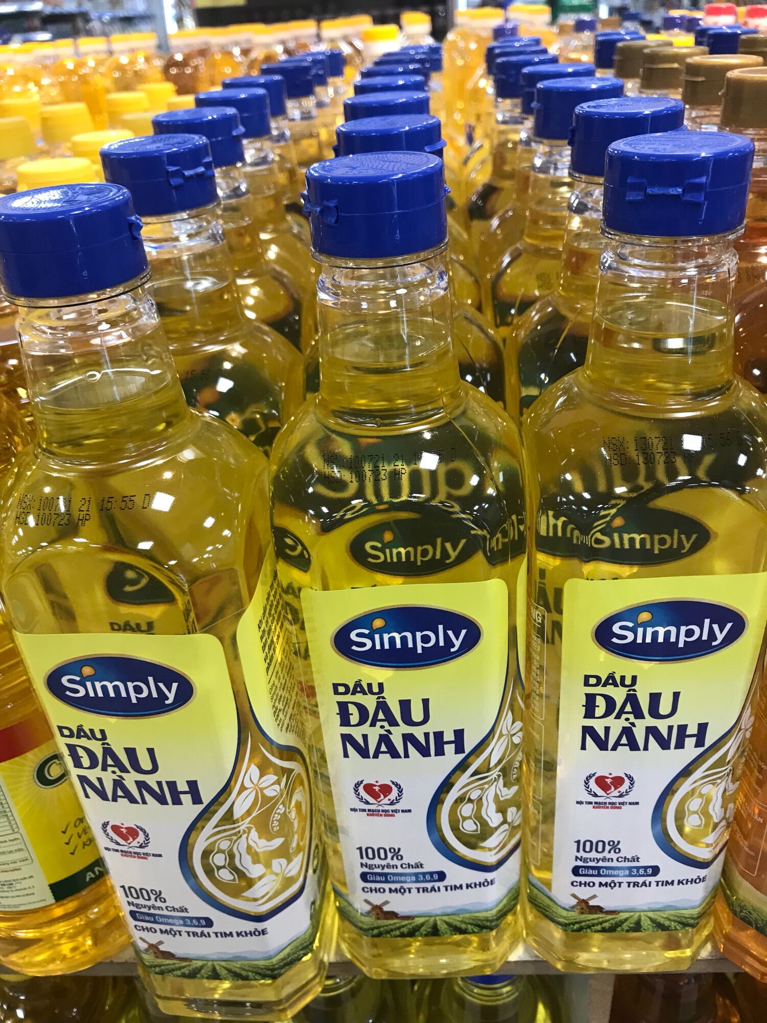 Dầu đậu nành nguyên chất Simply - 1 lit