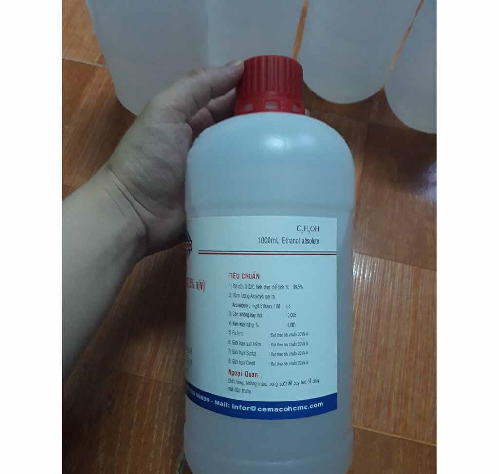 Cồn tuyệt đối 99,5% - cồn ethanol nguyên chất