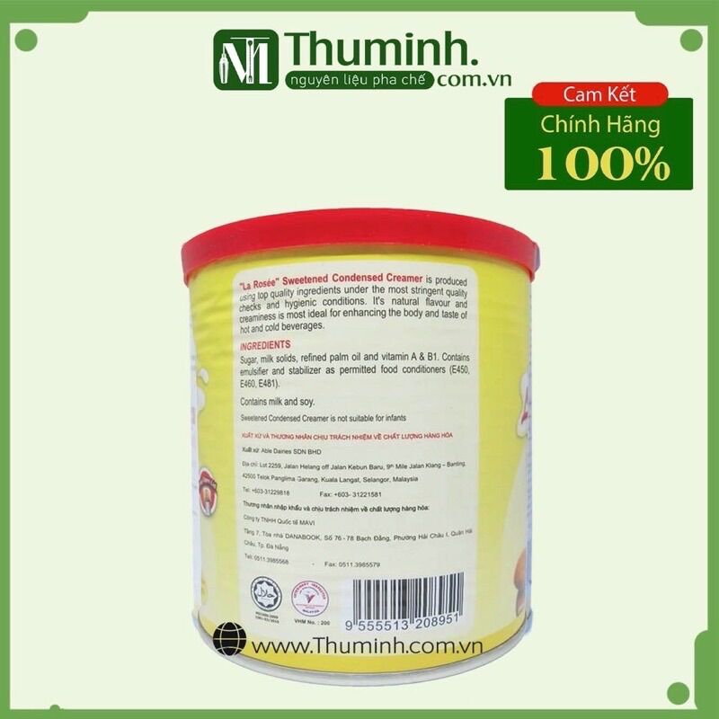 Sữa Đặc Có Đường LaRosee Lon 1kg