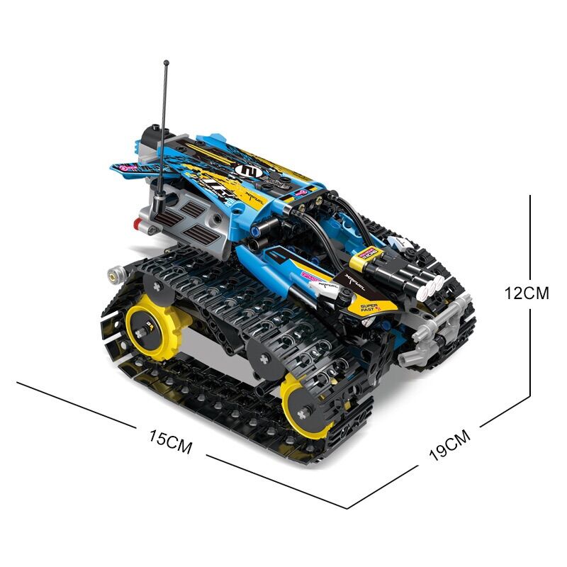 Xếp Hình Technic - Mould King 13032 ( Lắp Ráp Xe Địa Hình Bánh Xích Có Điều Khiển 391 Mảnh )