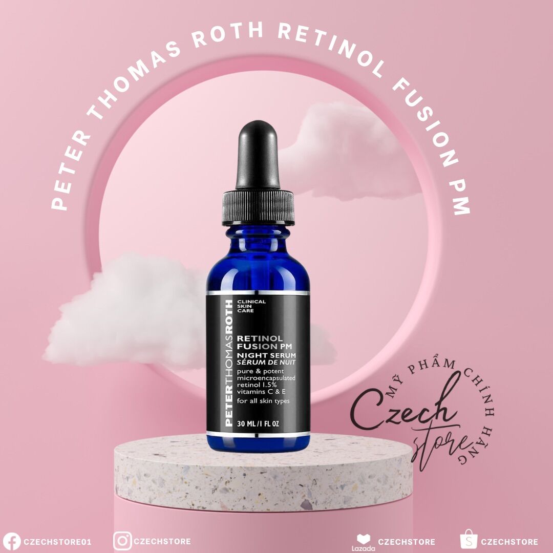 Serum chống lão hoá ban đêm Peter thomas roth retinol fusion PM