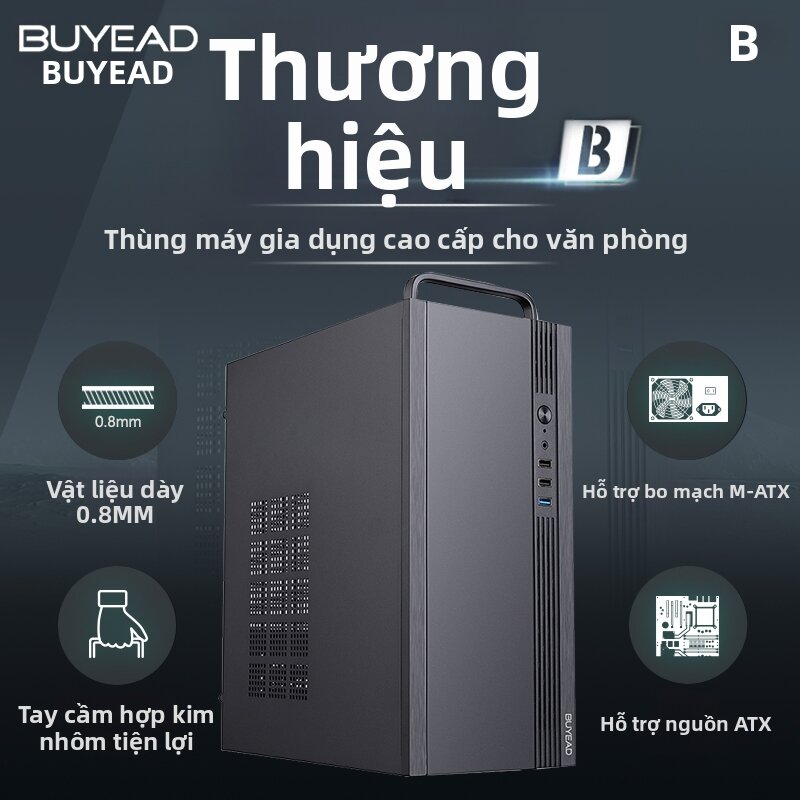 Golden Field | Home Office Gaming Mini Computer Case Giá 492,000 Đồng*Miễn phí vận chuyển