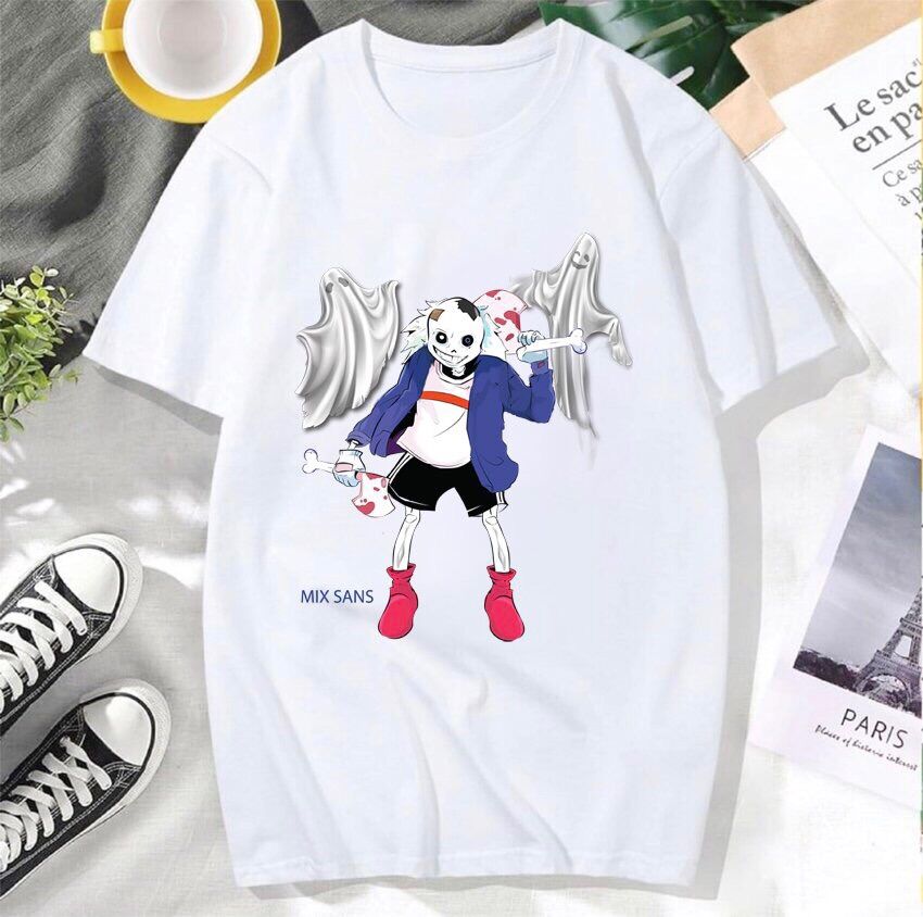 Áo thun in hình game Undertale Sans cho bé trai bé gái