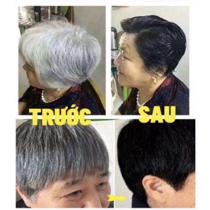 Dầu gội phủ bạc thảo dược Đen - Nâu Dạ Thảo Liên